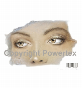 Powertex laserprint 378 For your eyes only (ogen vrouw) A4