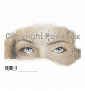 Powertex laserprint 379 Blue Eyes (blauwe ogen/vrouw) A4
