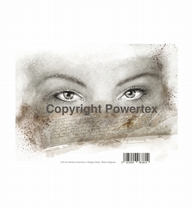 Powertex laserprint 381 Written in your eyes (ogen vrouw) A4