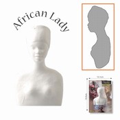 Powertex African collection 0092 Lady volle buste