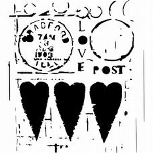 Stencil 12 inch. Post hart TCW31239511