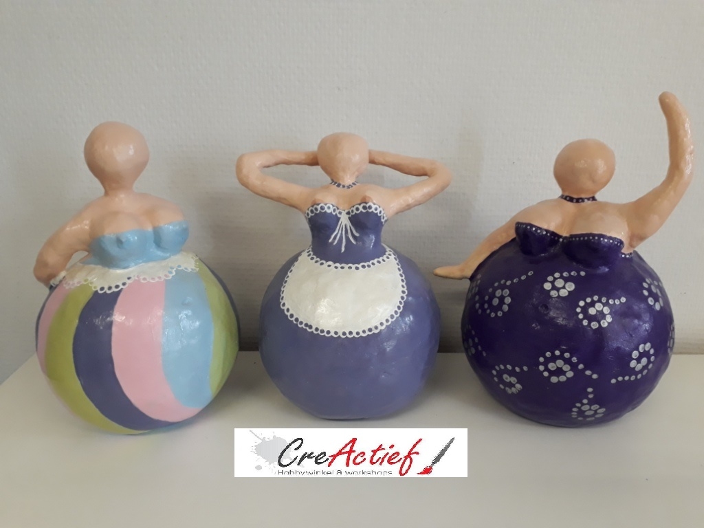 Workshop Dikke Dame(Bolvrouwtje) in 2 lessen 11+18 februari 2025